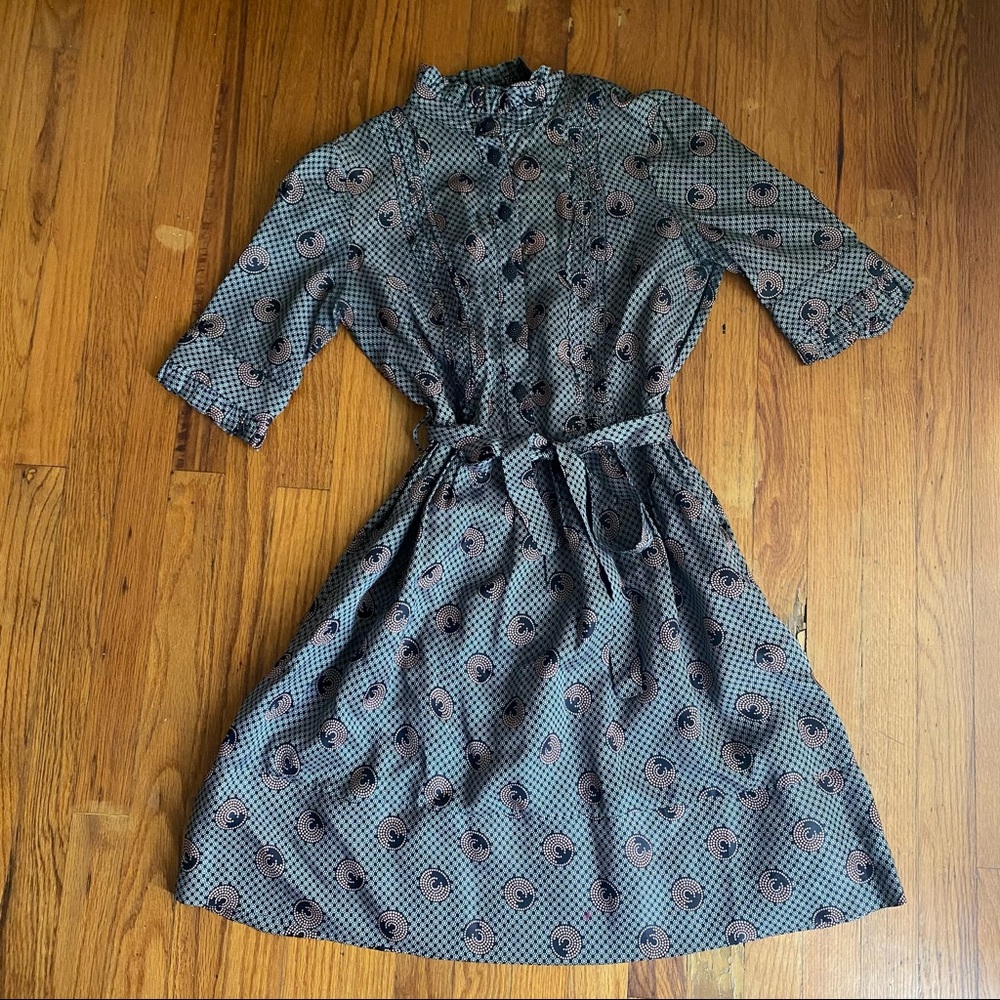 Betsey Johnson Babydoll Button Dress